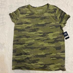 Lucky brand camo t shirt
